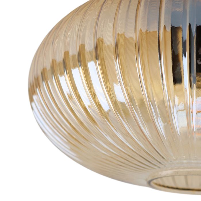 Design plafonnière amber, Charlois