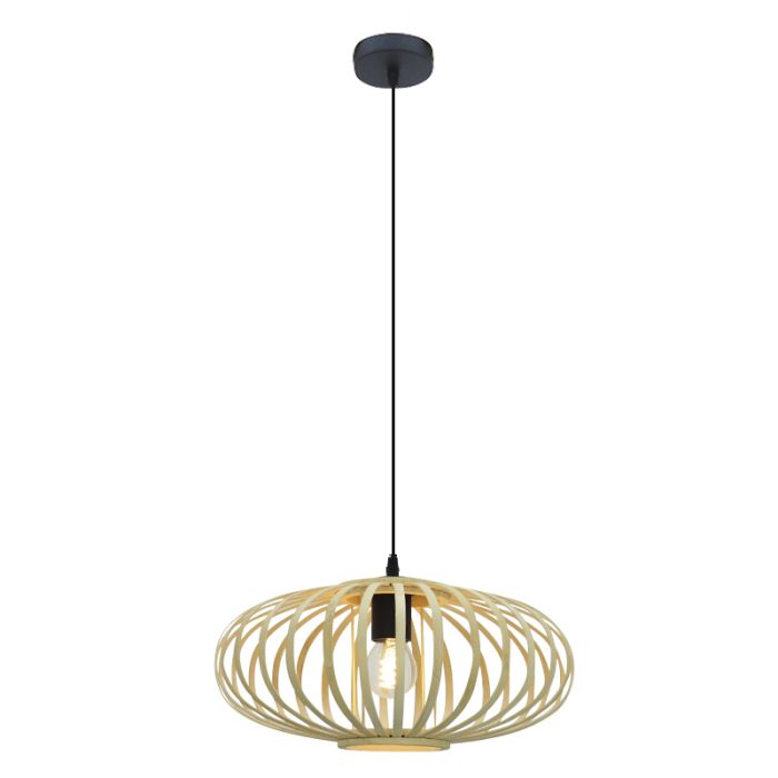 Bamboe hanglamp bruin, Lieve