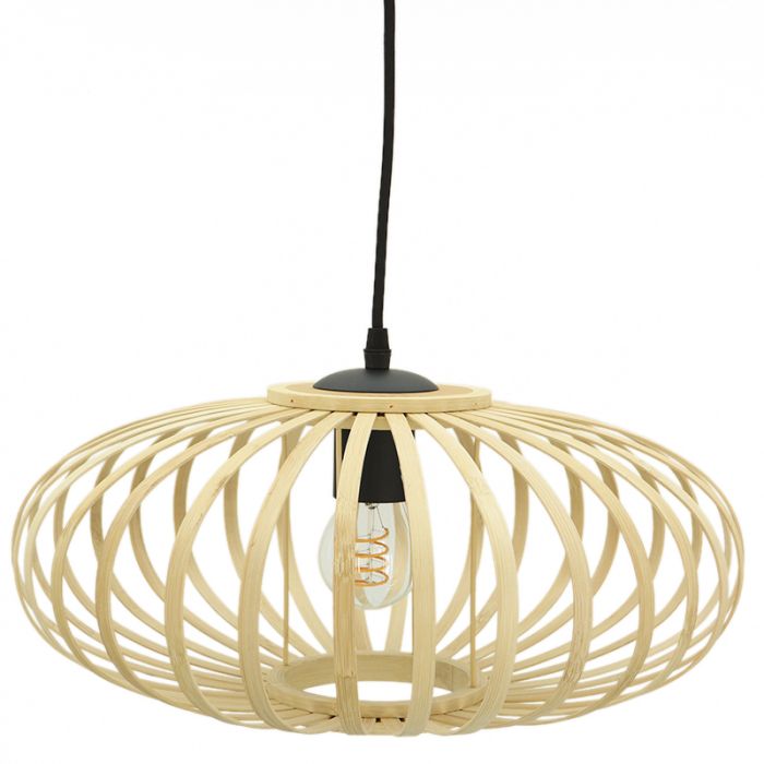 Bamboe hanglamp bruin, Lieve