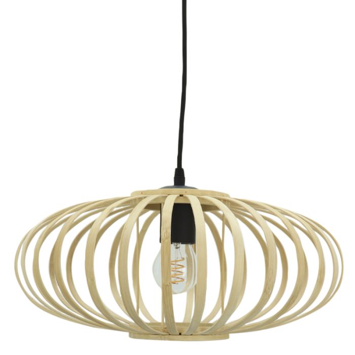 Bamboe hanglamp bruin, Lieve
