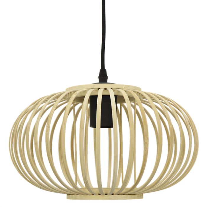 Bamboe hanglamp bruin, Lieve