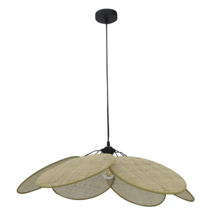 Rotan hanglamp bruin, Rowen