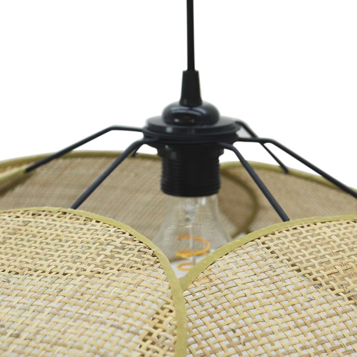 Rotan hanglamp bruin, Rowen