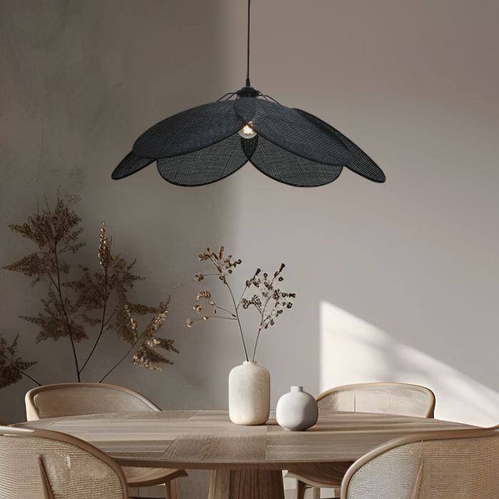 Rotan hanglamp zwart, Rowen
