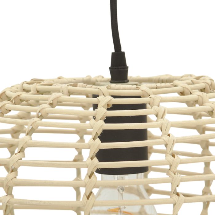 Rotan hanglamp bruin, Roza