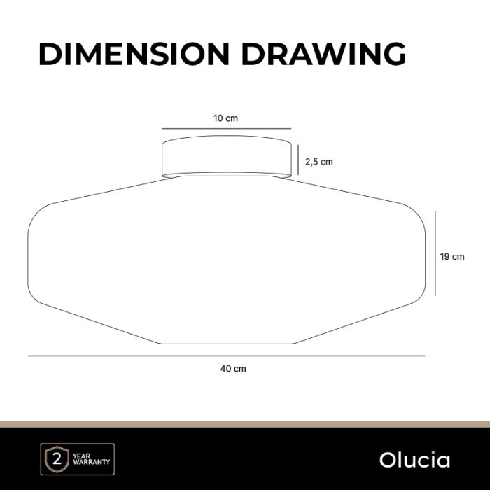 Design plafondlamp grijs, Sevda