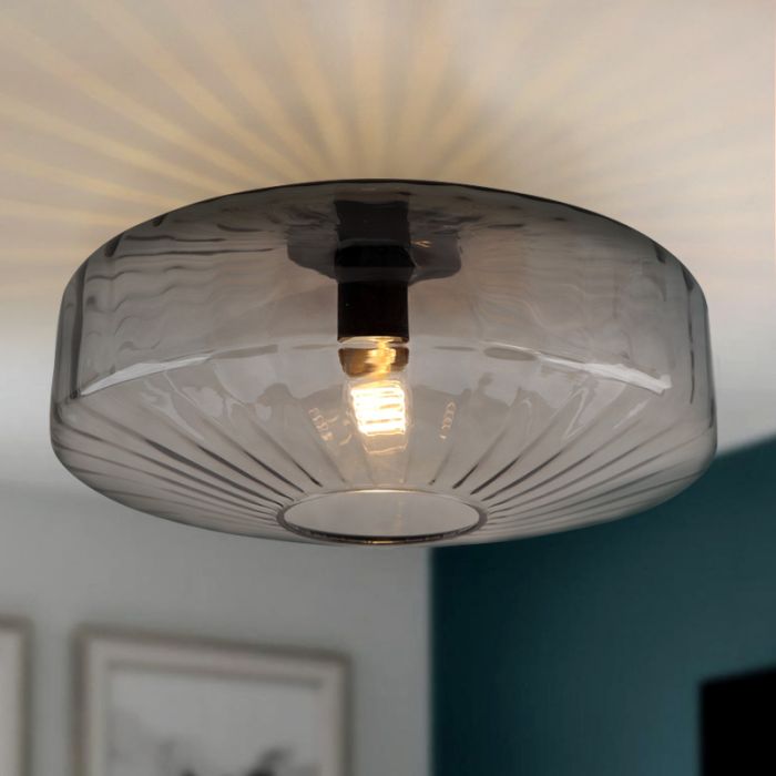 Design plafondlamp grijs, Sevda