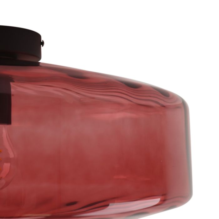 Design plafondlamp rood, Sevda