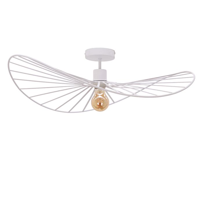 Moderne plafondlamp wit, Jolinda