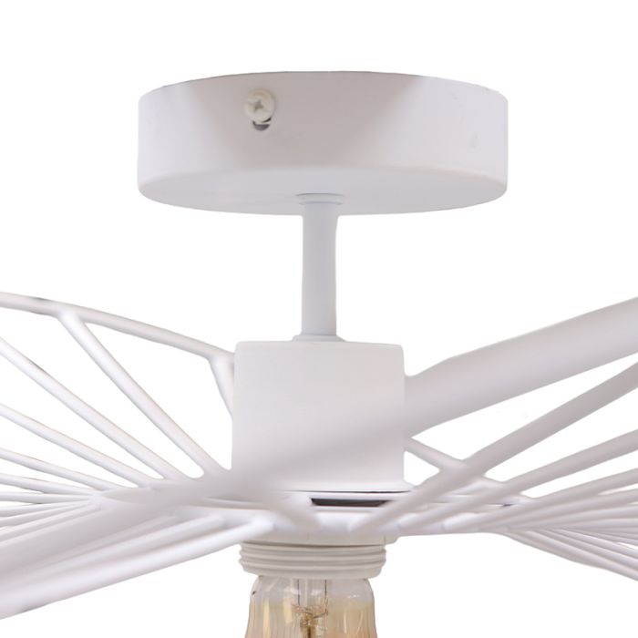 Moderne plafondlamp wit, Jolinda