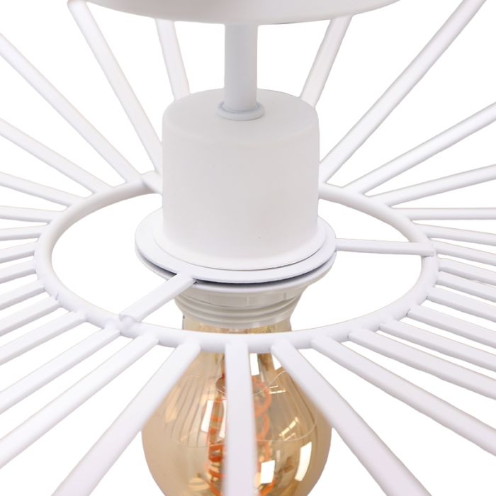 Moderne plafondlamp wit, Jolinda