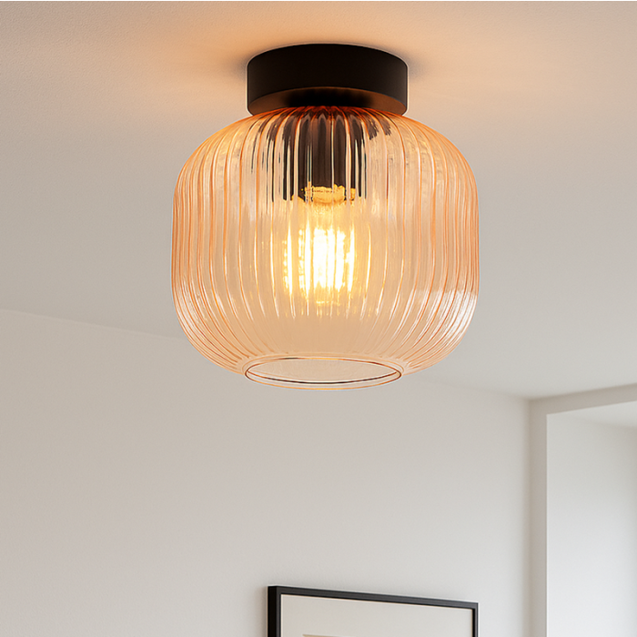 Design plafondlamp roze, Charlois