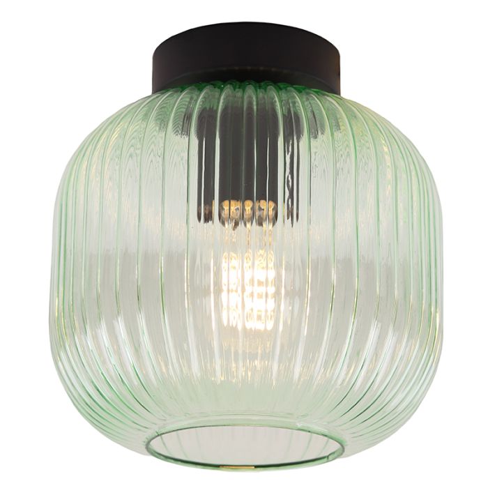 Design plafondlamp groen, Charlois