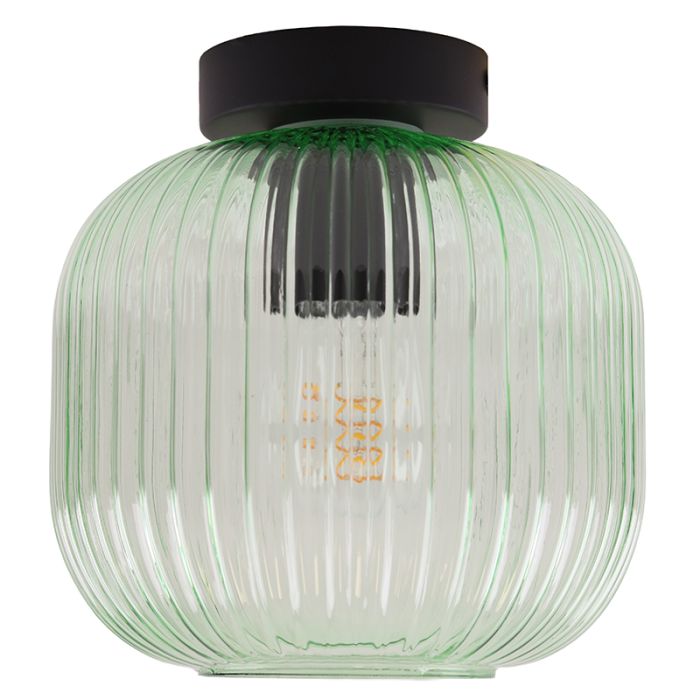 Design plafondlamp groen, Charlois