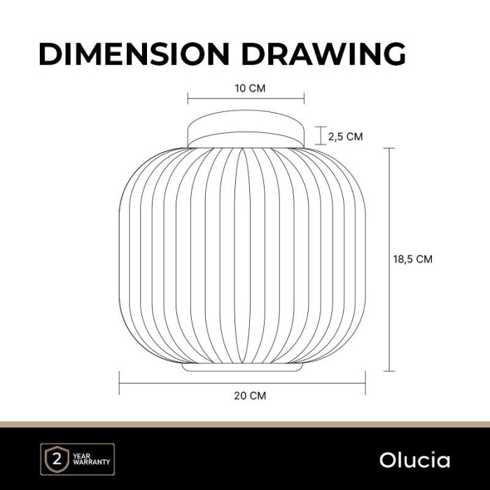 Design plafondlamp groen, Charlois