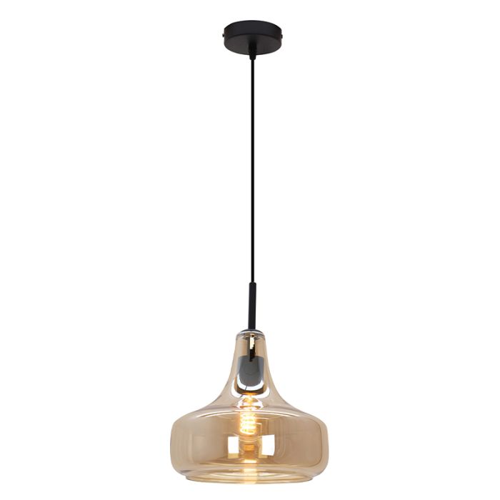 Moderne hanglamp amber, Yael