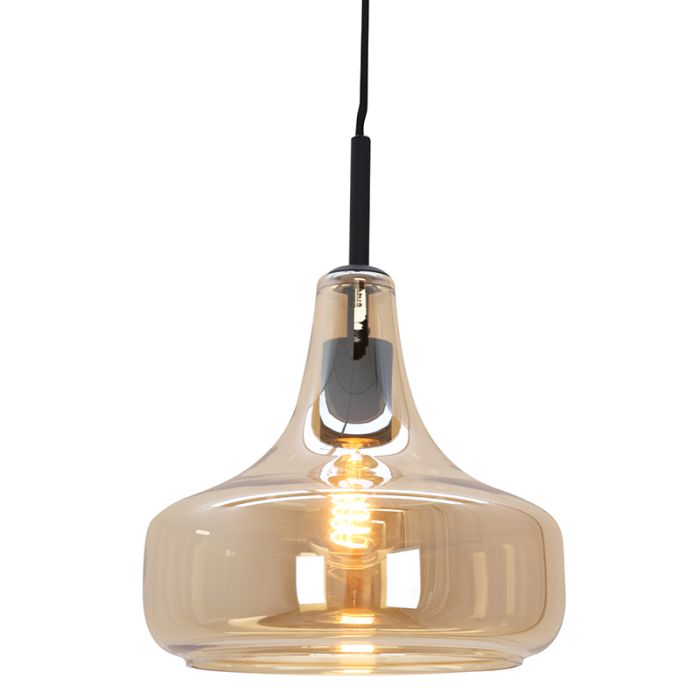 Moderne hanglamp amber, Yael