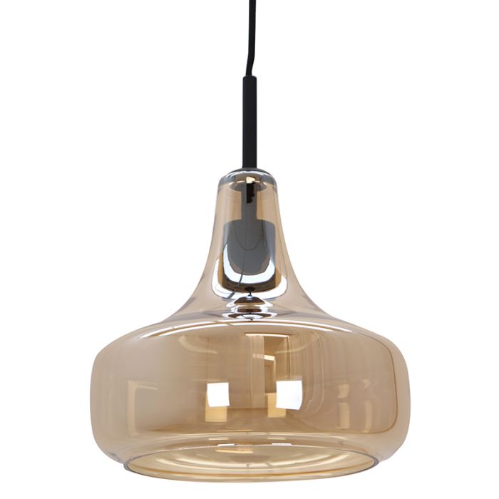 Moderne hanglamp amber, Yael