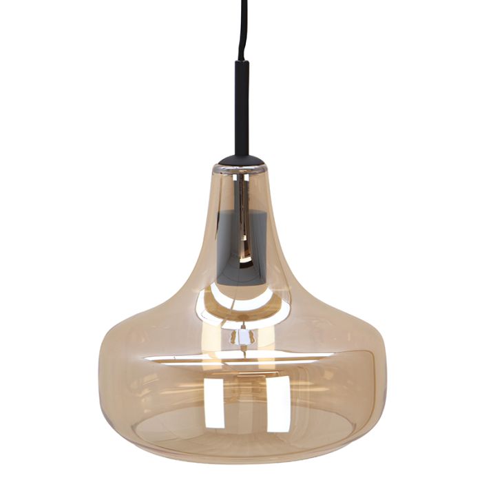 Moderne hanglamp amber, Yael