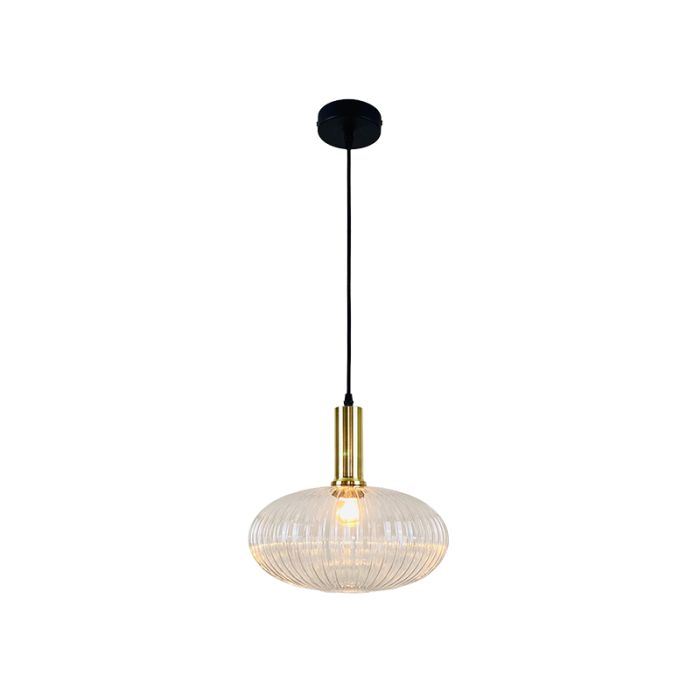 Retro hanglamp transparant, Charlois