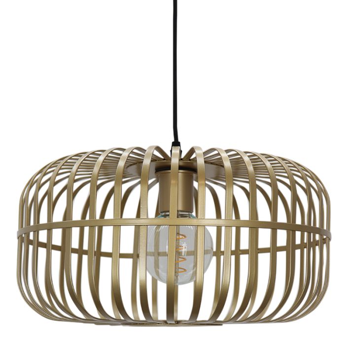 Industriële hanglamp goud, Tobi