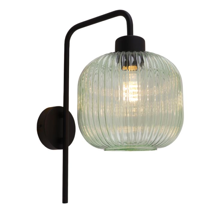 Design wandlamp groen, Charlois