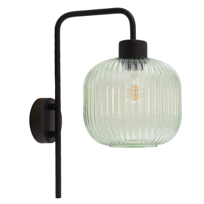 Design wandlamp groen, Charlois