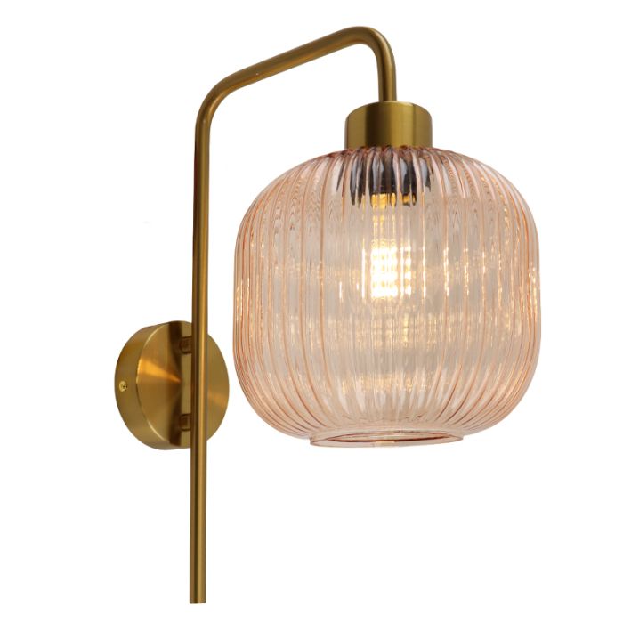 Design wandlamp roze, Charlois