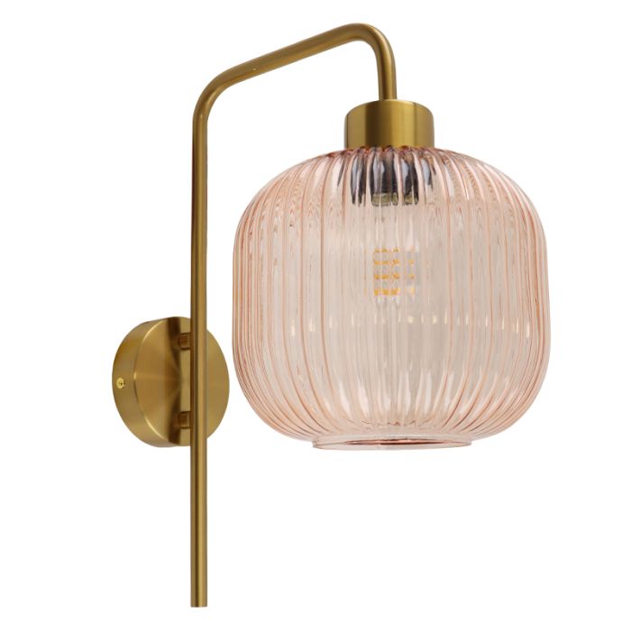 Design wandlamp roze, Charlois