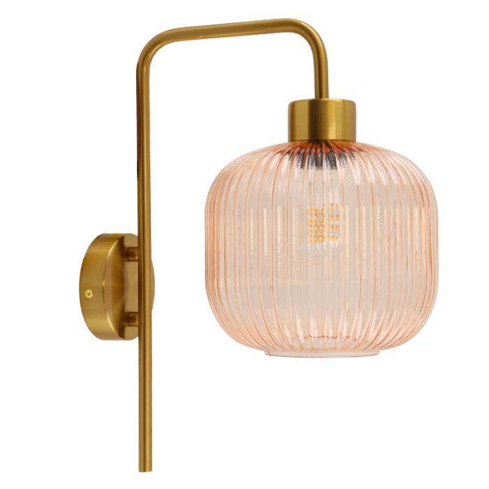 Design wandlamp roze, Charlois