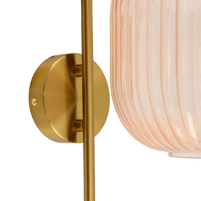 Design wandlamp roze, Charlois