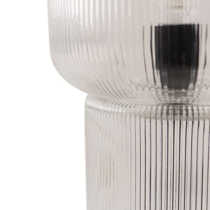 Design tafellamp transparant, Chelsea, met schakelaar