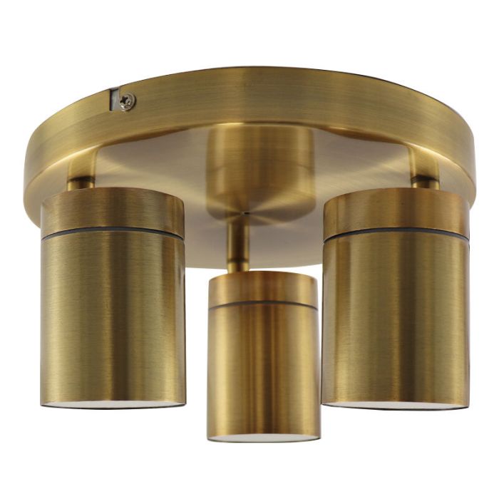 Moderne badkamer plafondlamp messing, Ciara, IP44