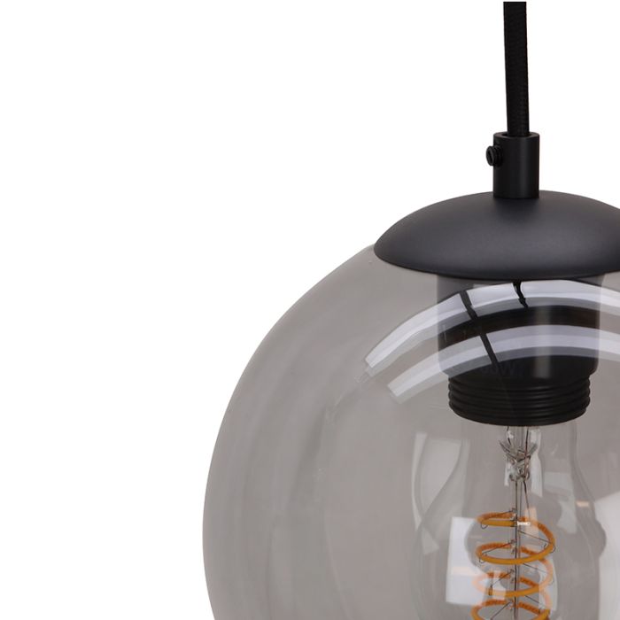 Moderne hanglamp zwart, Gianni