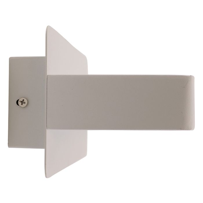 Moderne wandlamp wit, Gregor, 10W, 3000K LED, met schakelaar