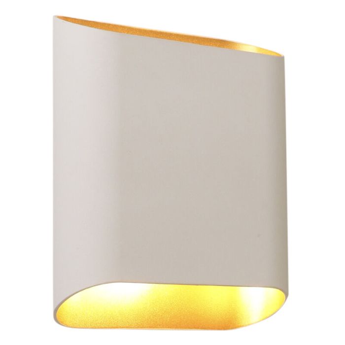 Moderne up down wandlamp wit, Bouke