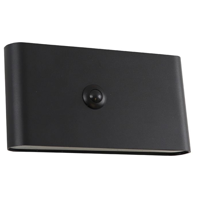 Moderne oplaadbare wandlamp zwart, Rodigo, 1W, 3000K LED, IP44