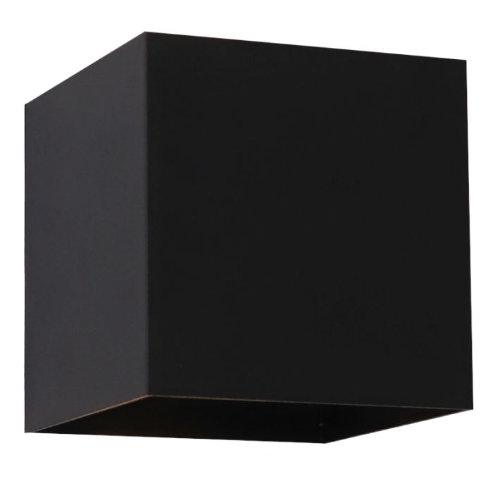 Moderne oplaadbare wandlamp zwart, Dion, 1W, 2700K LED, IP44