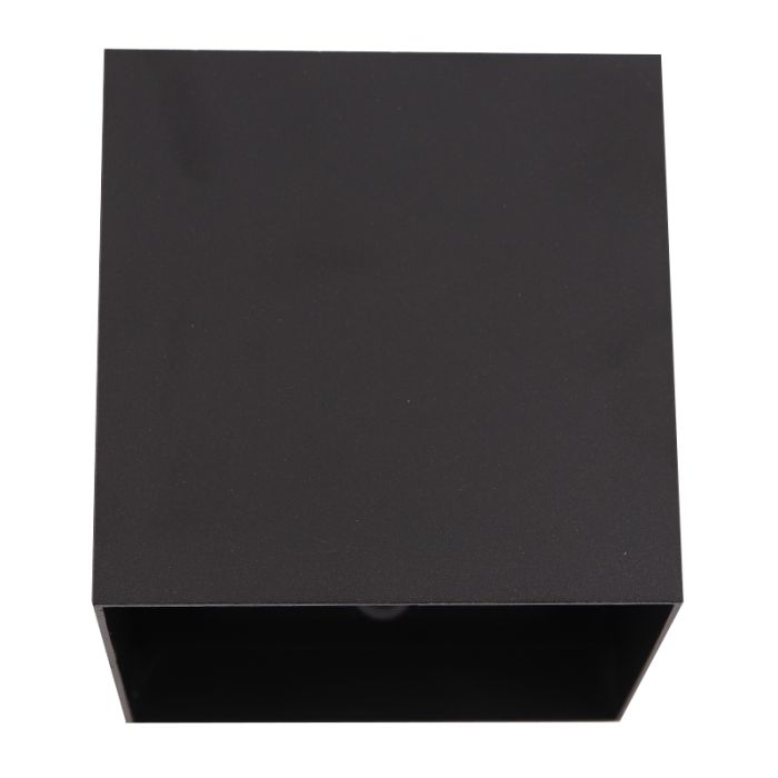Moderne oplaadbare wandlamp zwart, Dion, 1W, 2700K LED, IP44