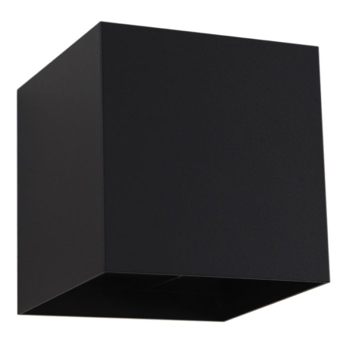 Moderne buiten wandlamp met schemersensor zwart, Dion, IP65