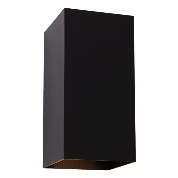 Moderne up down wandlamp zwart, Dion, IP65