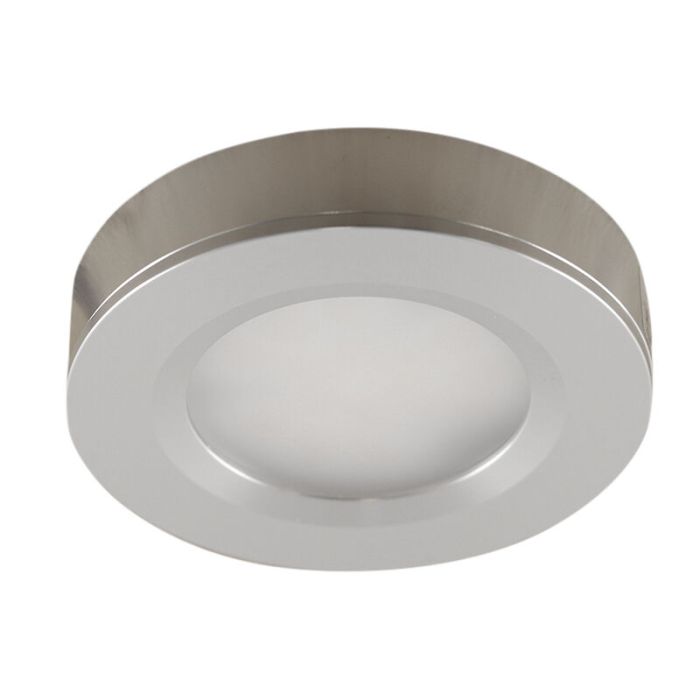 Ronde keukenkast lamp zilver, Sana