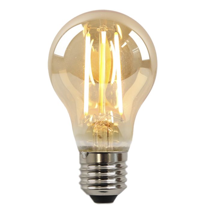 Olucia Smart LED lamp E27 Yona, amber, A60, 5W, dim to warm