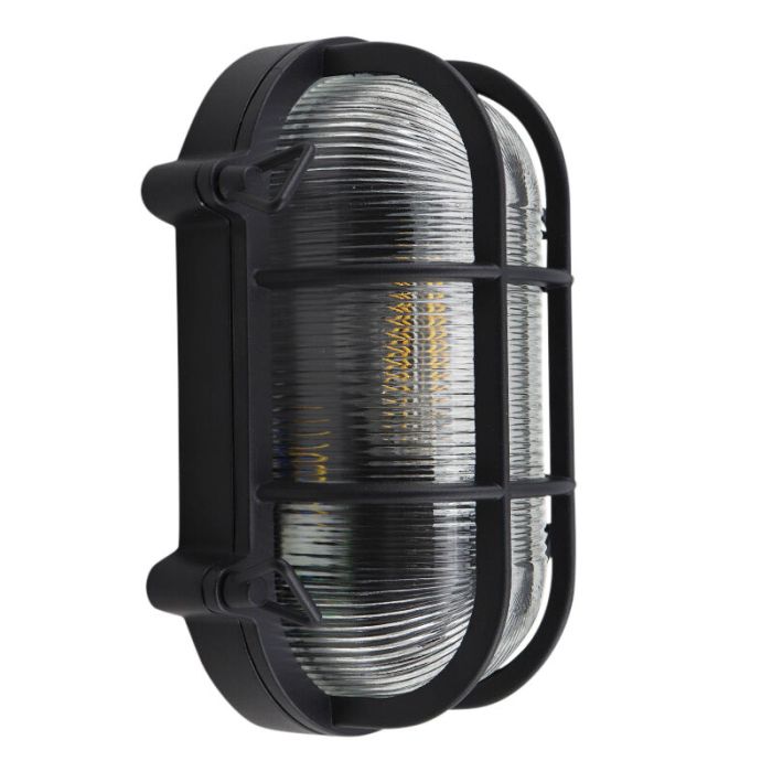 Industriële buitenlamp zwart, Luce, IP44