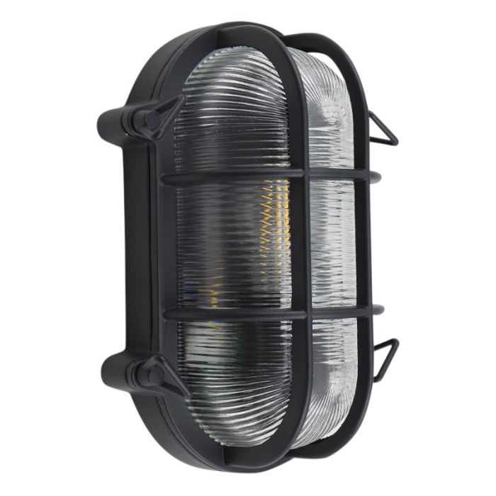 Industriële buitenlamp zwart, Luce, IP44
