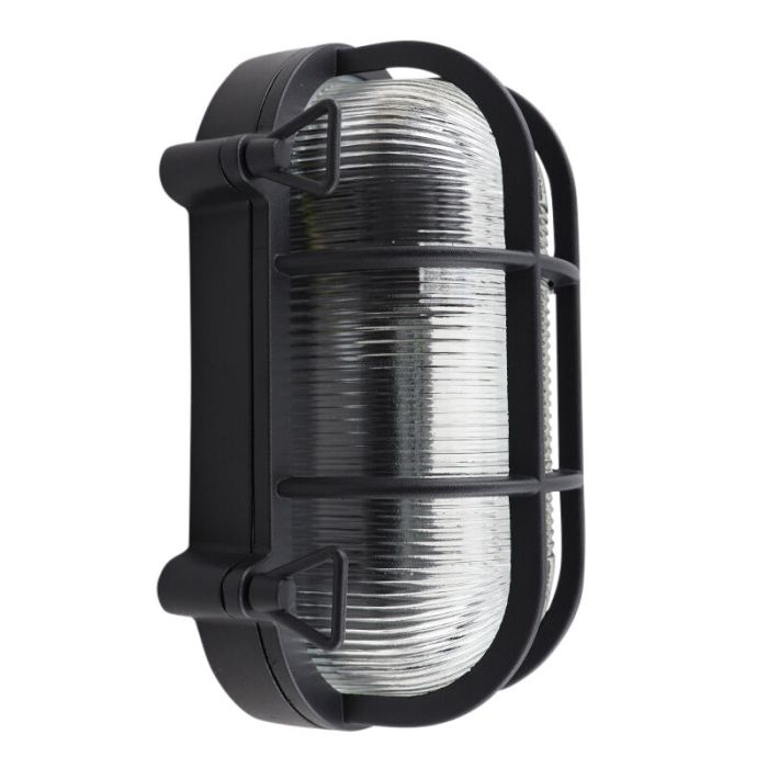 Industriële buitenlamp zwart, Luce, IP44