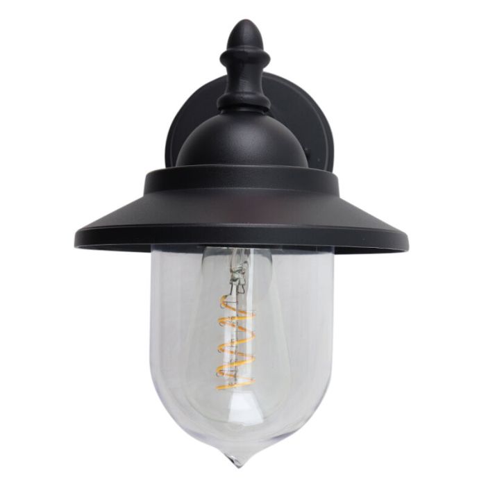 Klassieke buitenlamp zwart, Tariq, IP44
