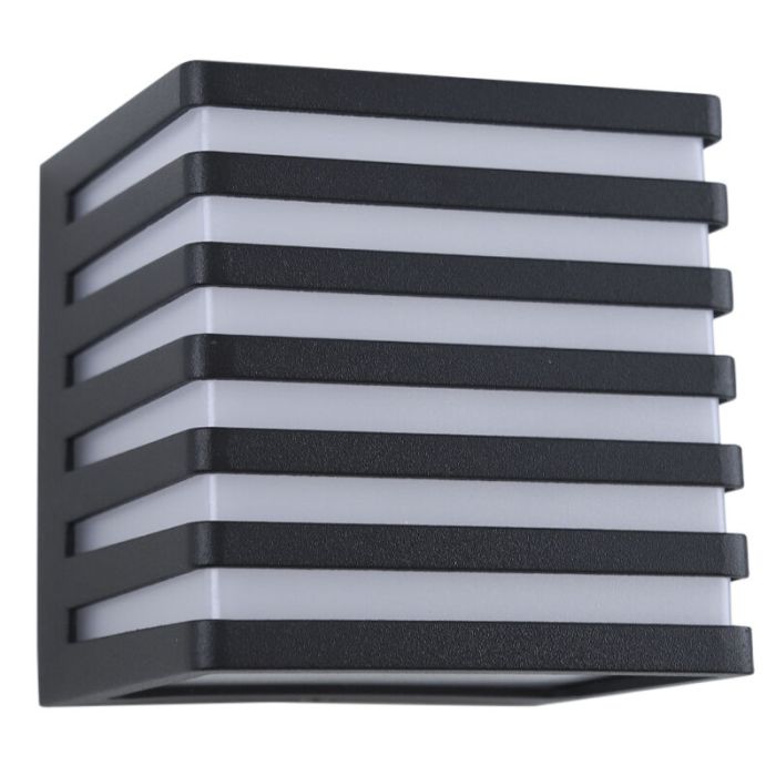 Moderne buitenlamp zwart, Lenny, 9W, 3000K LED, IP54