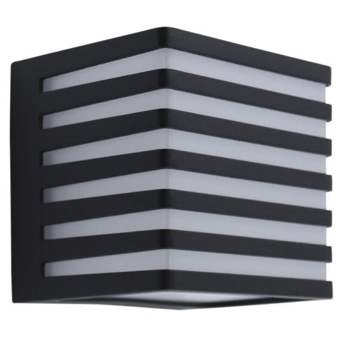 Moderne buitenlamp zwart, Lenny, 9W, 3000K LED, IP54