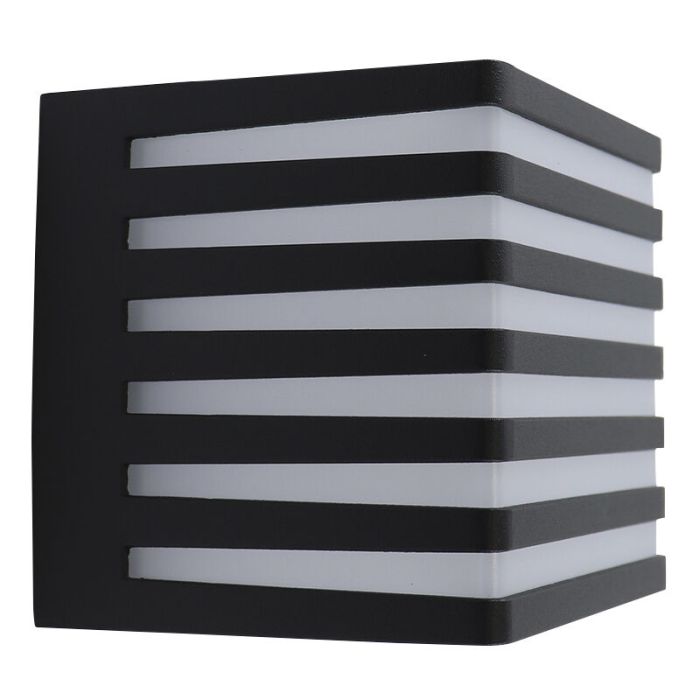 Moderne buitenlamp zwart, Lenny, 9W, 3000K LED, IP54